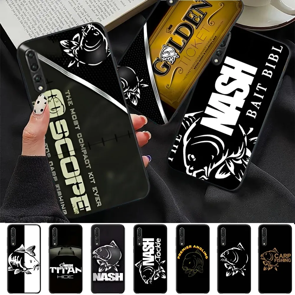 Nash Fishing Logo Phone Case For Huawei P 8 9 10 20 30 40 50 Pro Lite Psmart Honor 10 Lite 70 Mate 20lite