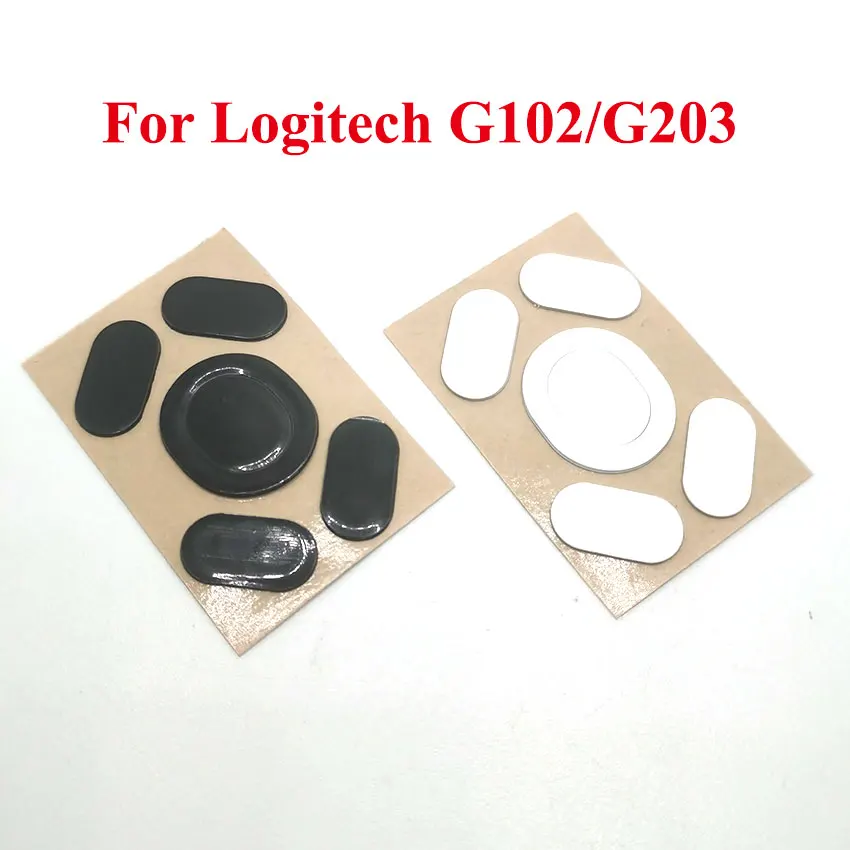 

1-10Sets Mouse feet skates mouse pads legs connector for Logitech G102 G203 Black White