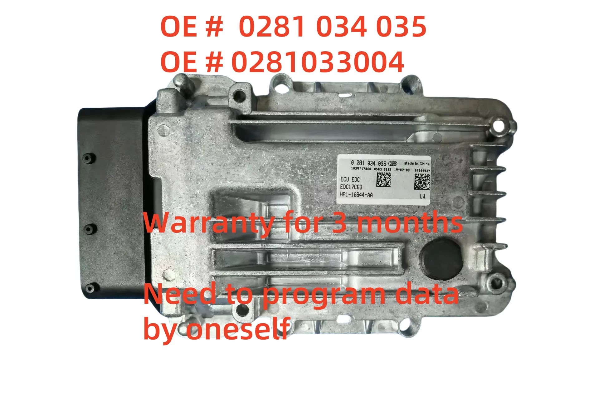 

high quality 0281034035 0281 034 035 0281033004 ECU Car Engine Computer Board Electronic Control Unit For JMC