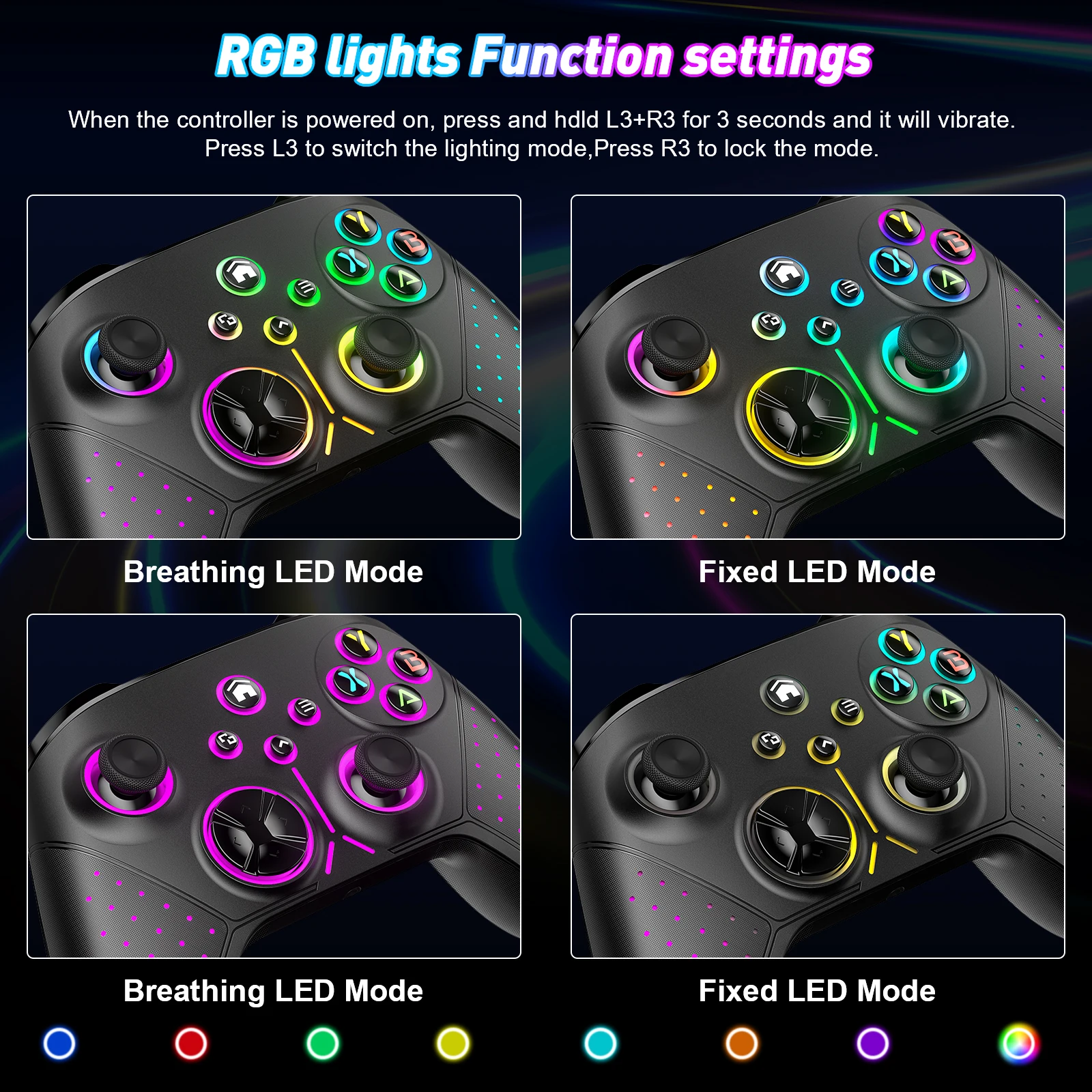 وحدة تحكم لاسلكية، متوافقة مع لوحة ألعاب Xbox one/Xbox One S/X/Xbox Series X/S/Android/iOS/PC مع وظيفة Wifi/Macro/Turbo
