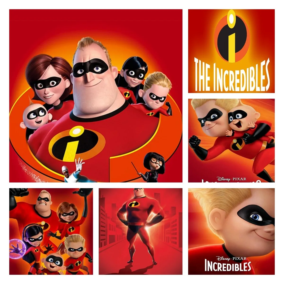 Canvas Painting The Incredibles Modern Interior Home Decor Posters Prints for Kids Bedroom Room Background Wall Decoration Gift