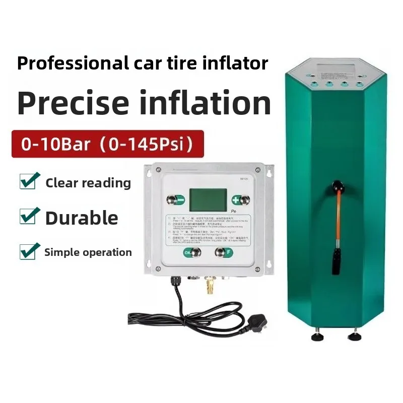Automatic tire inflators, automotive vertical tire repair, automotive repair tools