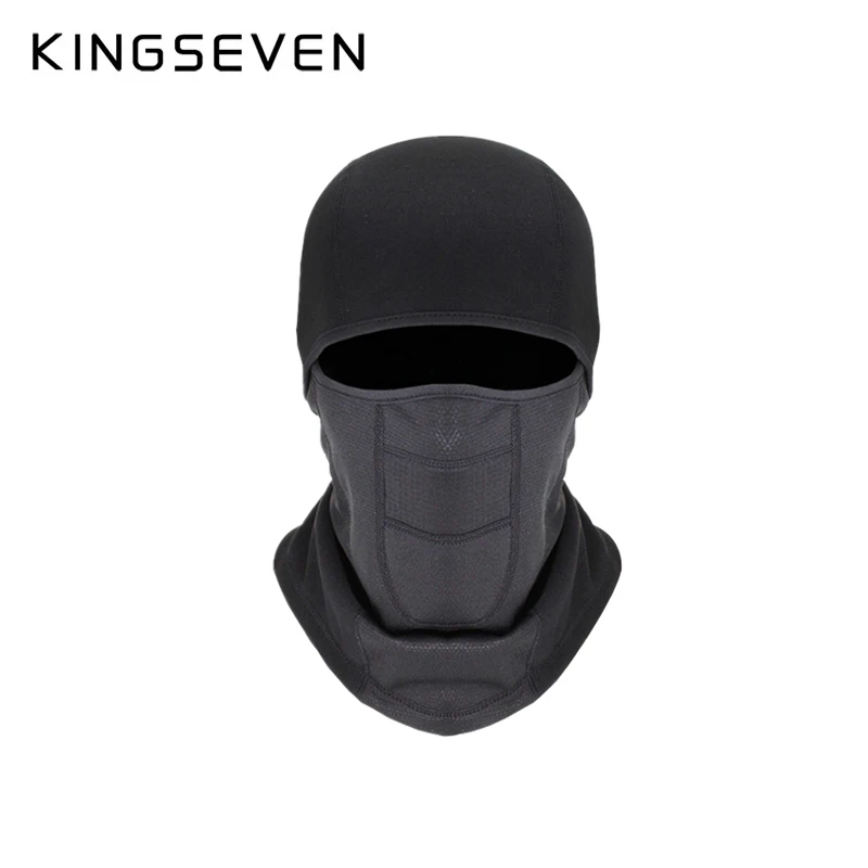 KINGSEVEN Winter Polar Fleece Warm Cycling Mask Motorcycle Riding Headgear Outdoor Sport Windproof Ski Mask Scarfs Balaclava