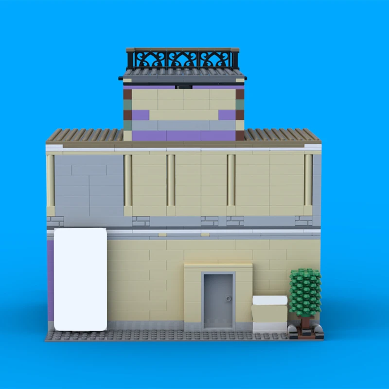 1165PCS MOC Discos and Apartments Stylish Block Modular DIY Model Building Blocks Birthday Toys Gift