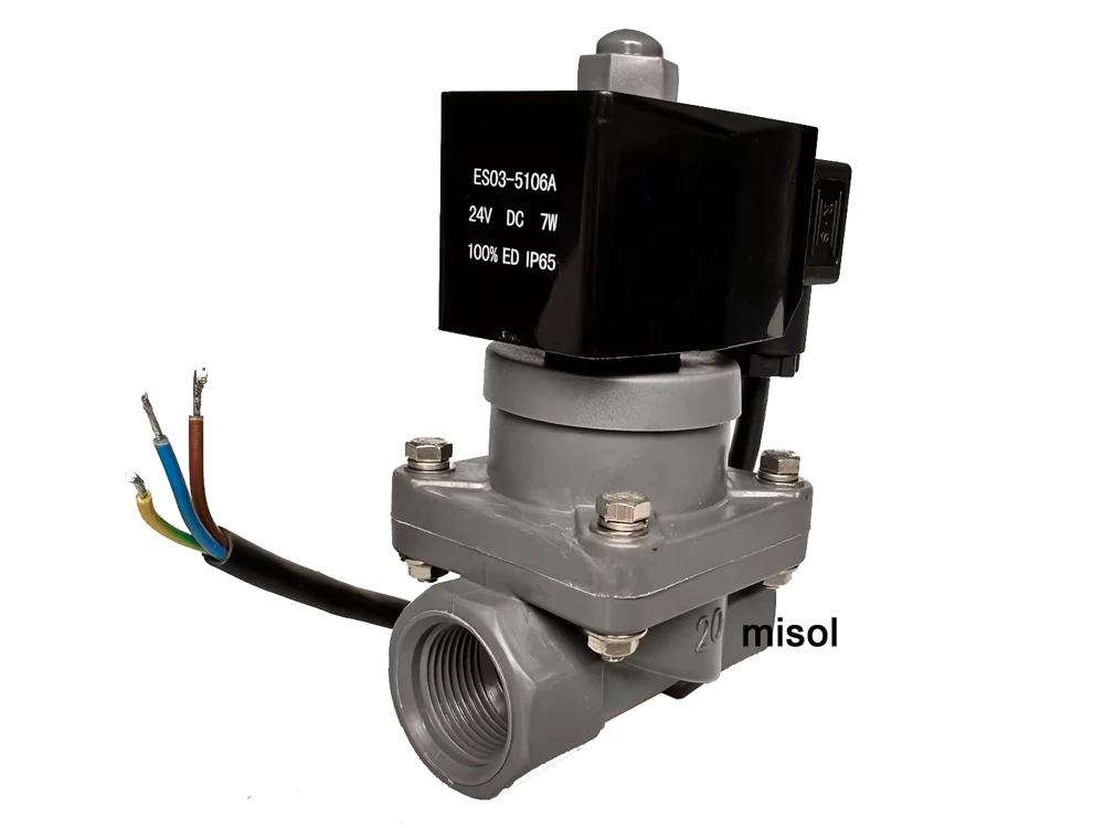 Detalle 2 de Electroválvula DC 24V Neumática