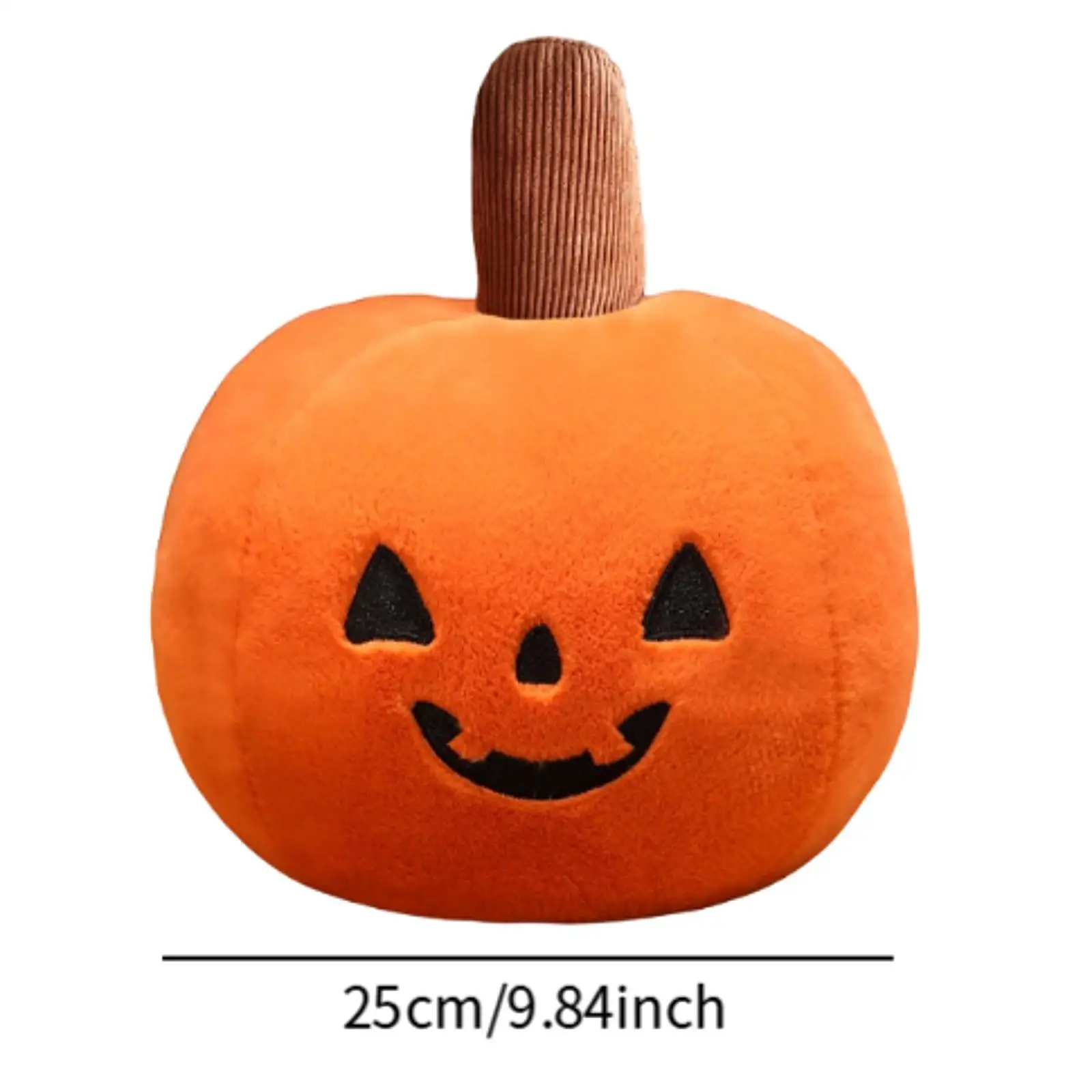 Almohada de calabaza de Halloween, adorno esponjoso, juguete de peluche para fiesta, hogar, niños