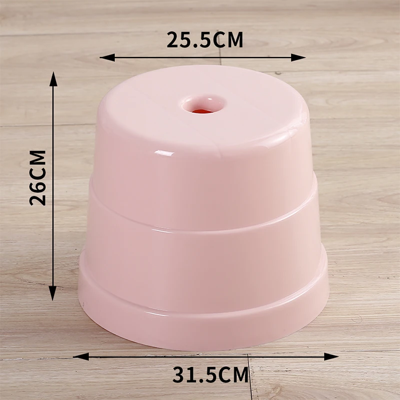 

round stools, shoes Plastic short stools, children's thickened household fashionable coffee table, baby stools, small benches