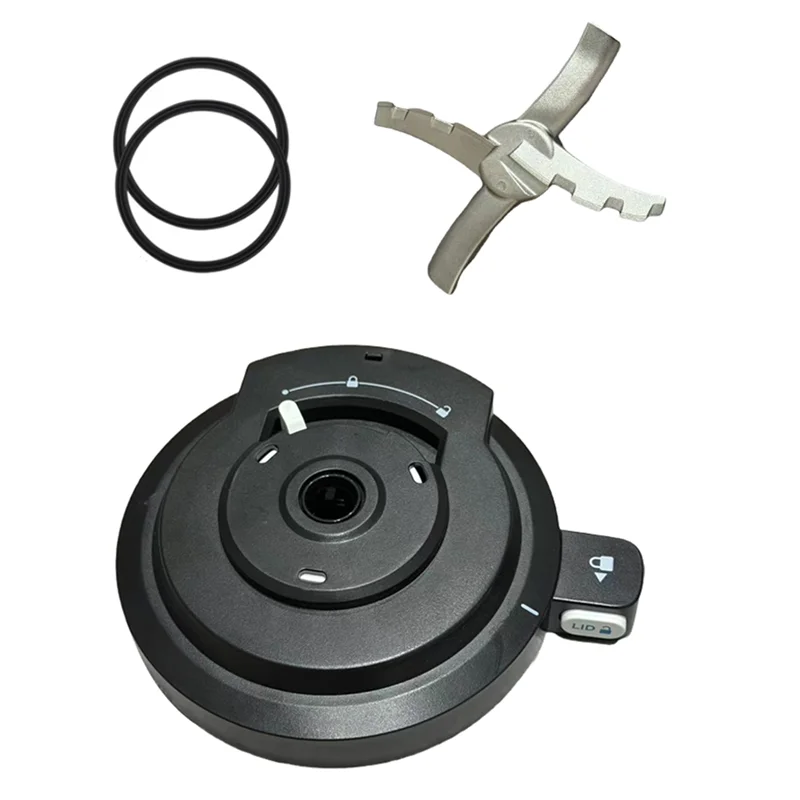 B83B-Outer Bowl Lid With Sealing Ring Paddle Kit For Ninja NC700/NC701 Series Ice Cream Maker Reusable Creami Lid Replacement