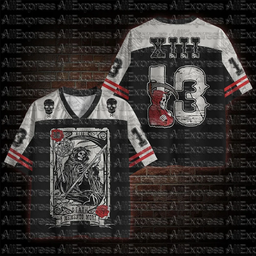 2026 New Movie Sports Fashion Adult and Children's Short Sleeve V-neck Street Eye Clothing Gothic Style Horror Fans Gift