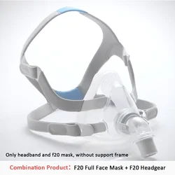 F20 Series Product,CPAP Replacement Supplies,F20 Full Face Replacement Cushion + 1 pack Headgear , Compatible with Resmed*