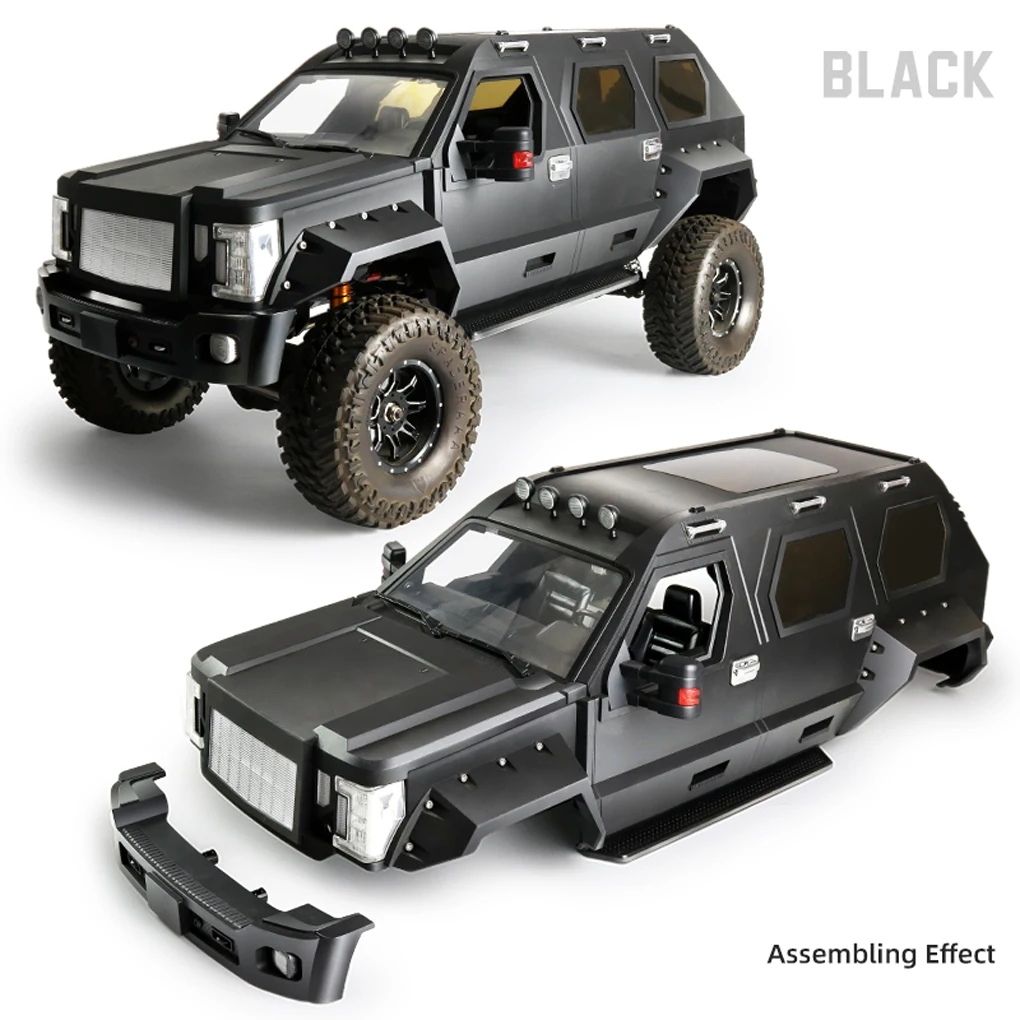 

1/10 Off-Road Body Shell for For 1/10 RC TRUCK AXIAL SCX10 TRX-4 George PATTON 324mm Wheelbase Hard Plastic Body Shell