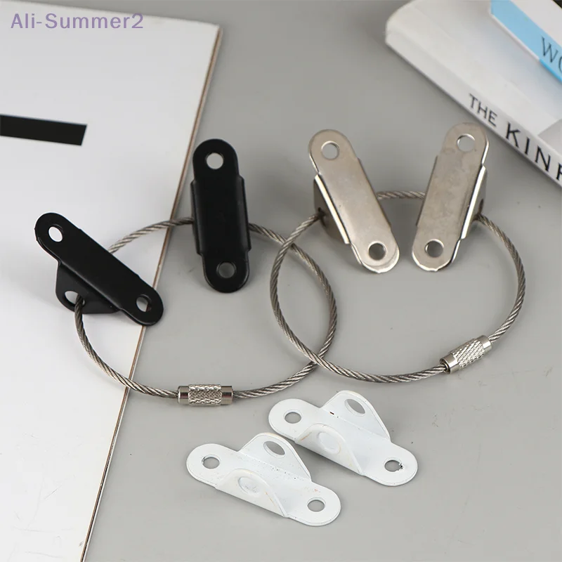 {MX} مجموعة واحدة من مراسي الأثاث المضادة للطرف من الفولاذ المقاوم للصدأ لحزام الزلازل للتدقيق على مثبتات رف الكتب والأثاث على الحائط #5