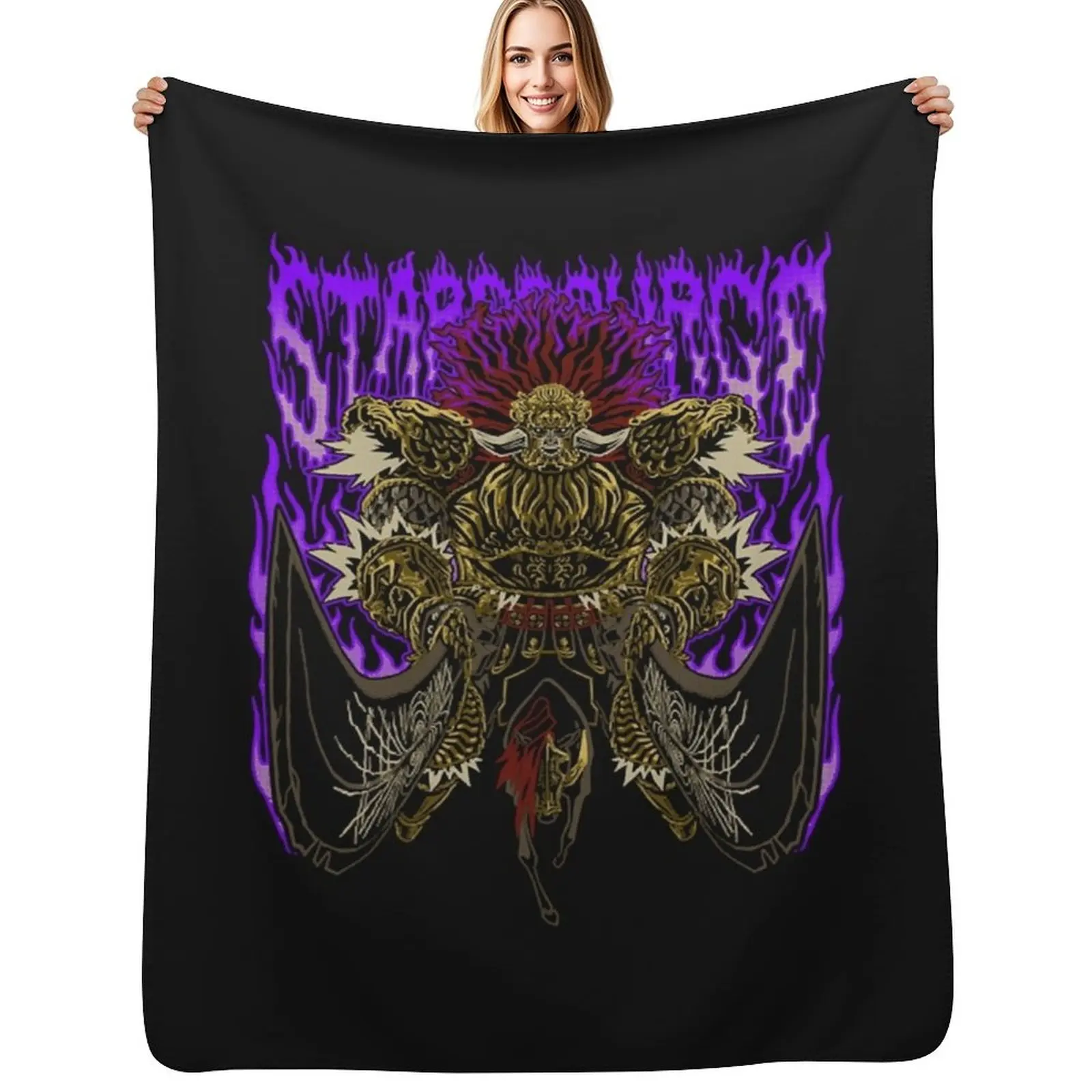 

Starscourge Radahn Throw Blanket Men's Soft Warm Throw Blanket for Couch