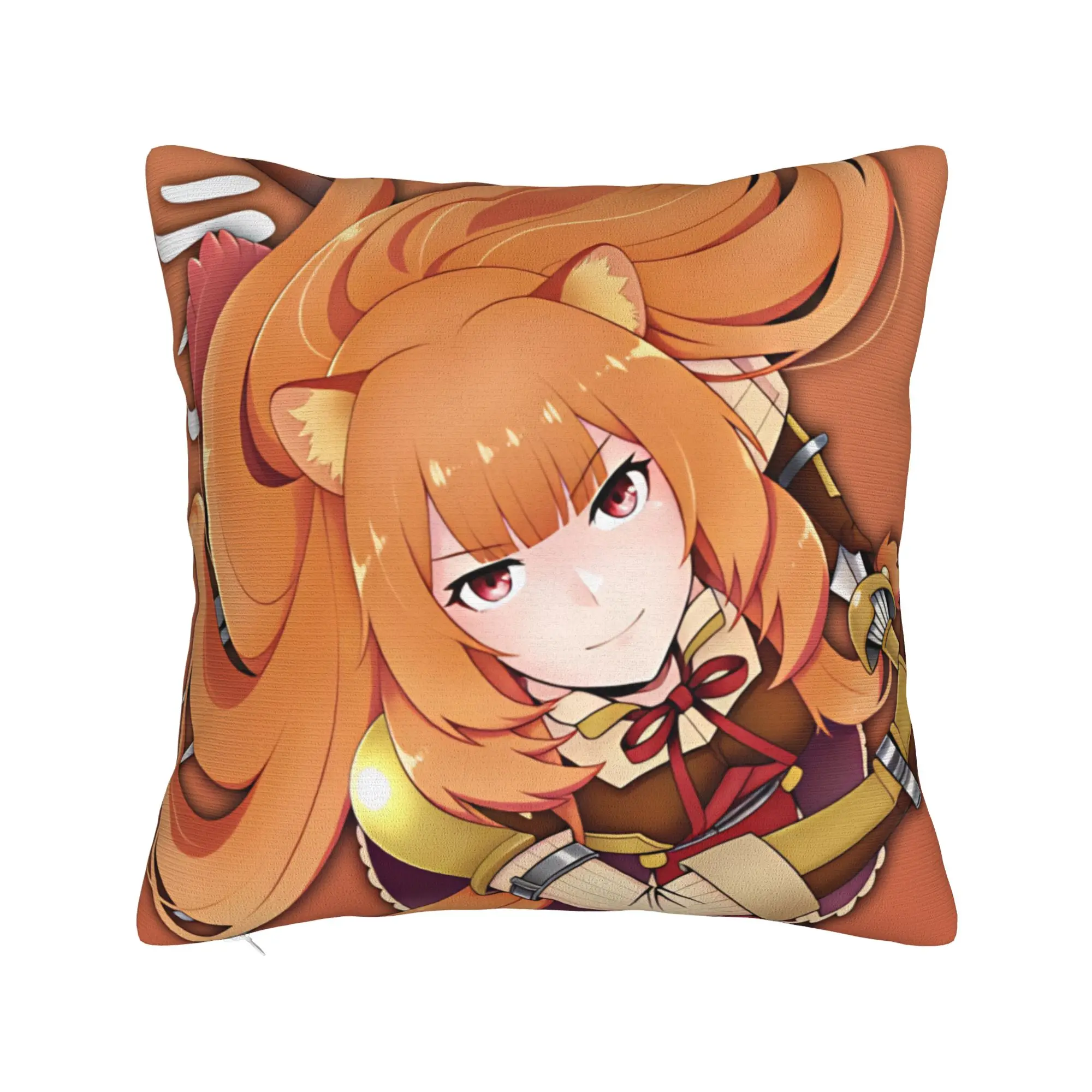 Raphtalia S-Shield Hero TRotSH Pillow Case  Cute Funny Pillow Cover Comfy Pillowcases For Living Room Sofa