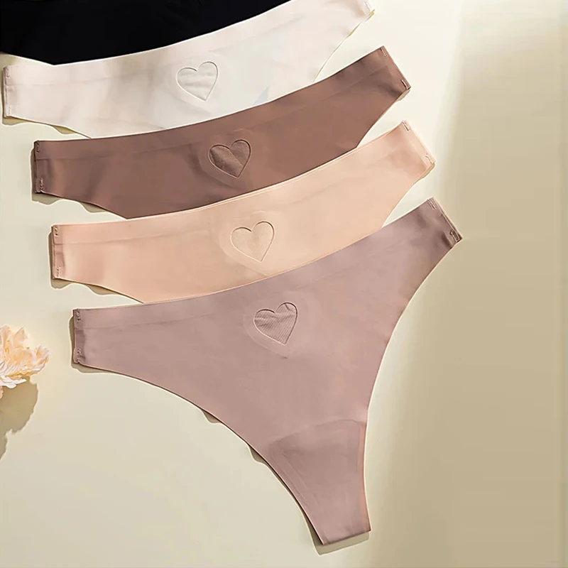 Women\'s Sexy Ice Silk Discounted Underwear Women\'s Traceless thong Women\'s Low Rise Sports Fit Promotion Offer Underwear