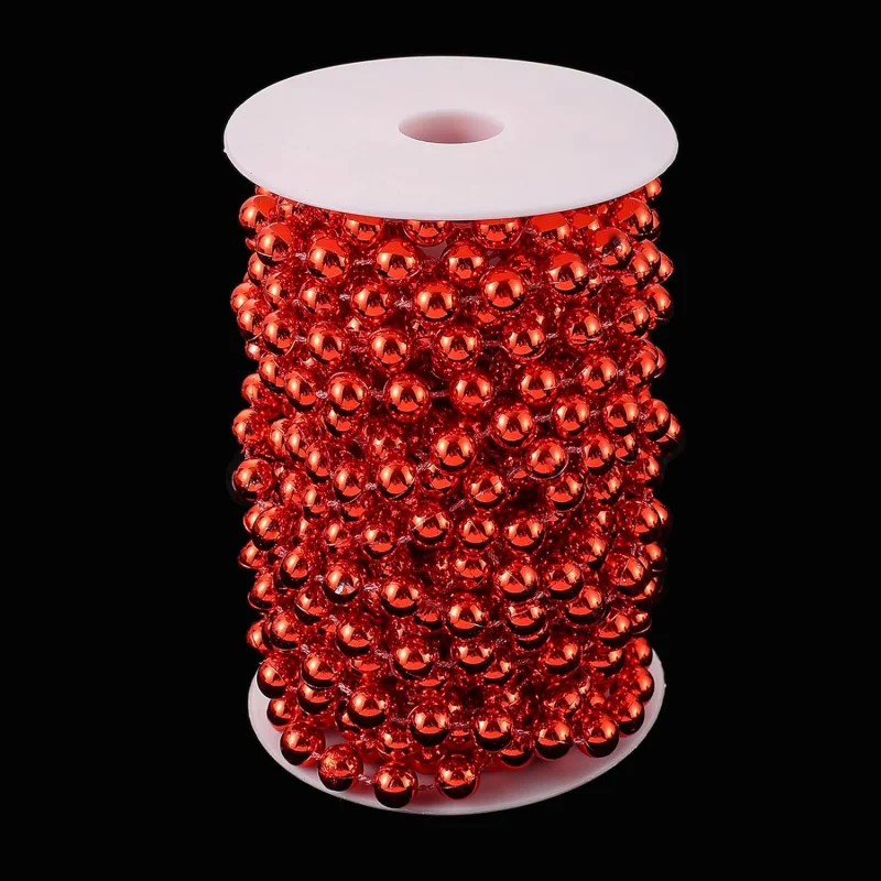 11/33yards 5mm/10mm Round Fishing Line Artificial Pearls Flower Beads Chain Garland Flowers Wedding Party Decoration Diy