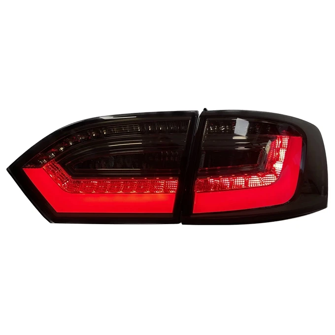 Smoked lens LED tail lights for 2012 2013 2014 Jetta Mk6