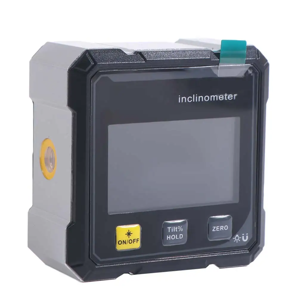 

Four Sided Display Angle Gauge Digital Display Accurate Level Protractor Inclinometer 360 Degree Magnetic Suction Angle Gauge