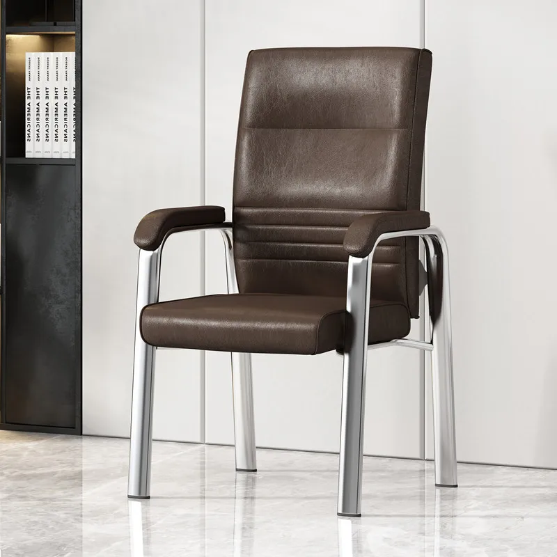 

Office Conference Chair Leather Hotel Hotel Tea House Chess Room High Elderly Comfortable Sedentary Back Chair