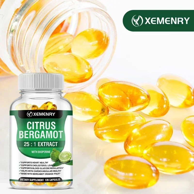 Citrus Bergamot 25:1 Extract Premium Natural Supplement Capsules for Men and Women Non-GMO Supplement - Image 5
