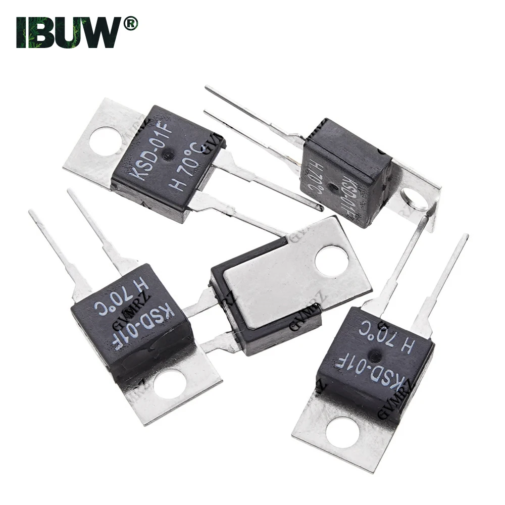 KSD-01F JUC-31F DegC NC Normally Closed NO Normally Open 1.5A Thermal Switch Temperature Sensor Thermostat 90 100 40 50 60 70 80