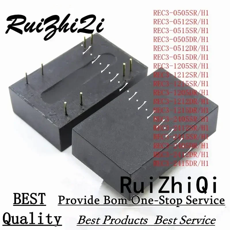 10PCS/LOT REC3-0505SR/H1 REC3-0512SR/H1 REC3-0515SR/H1 REC3-0505DR/H1 REC3-0512DR/H1 REC3-0515DR/H1 DC/DC CONVERTERS POWER