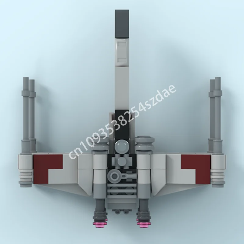 

134pcs MOC Midi scale X Wing Star Battle Building Blocks Creative Children STEM Constructing Christmas toy Gift Plastic