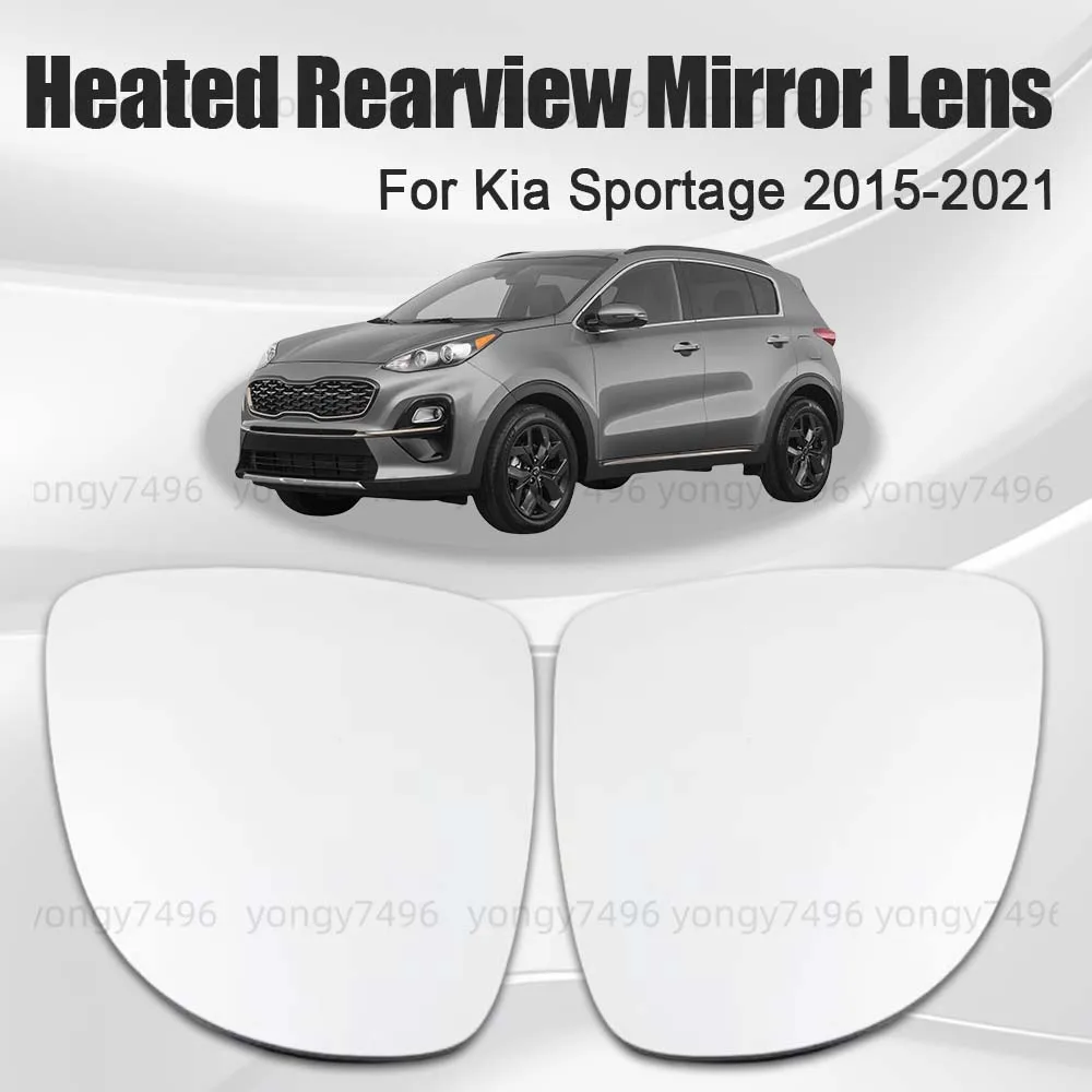 

Car Wide Angle Heated Rearview Mirror Lens For Kia Sportage 2015 - 2021 Heat The Lenses Car Rearview Accessories Car Upgrade