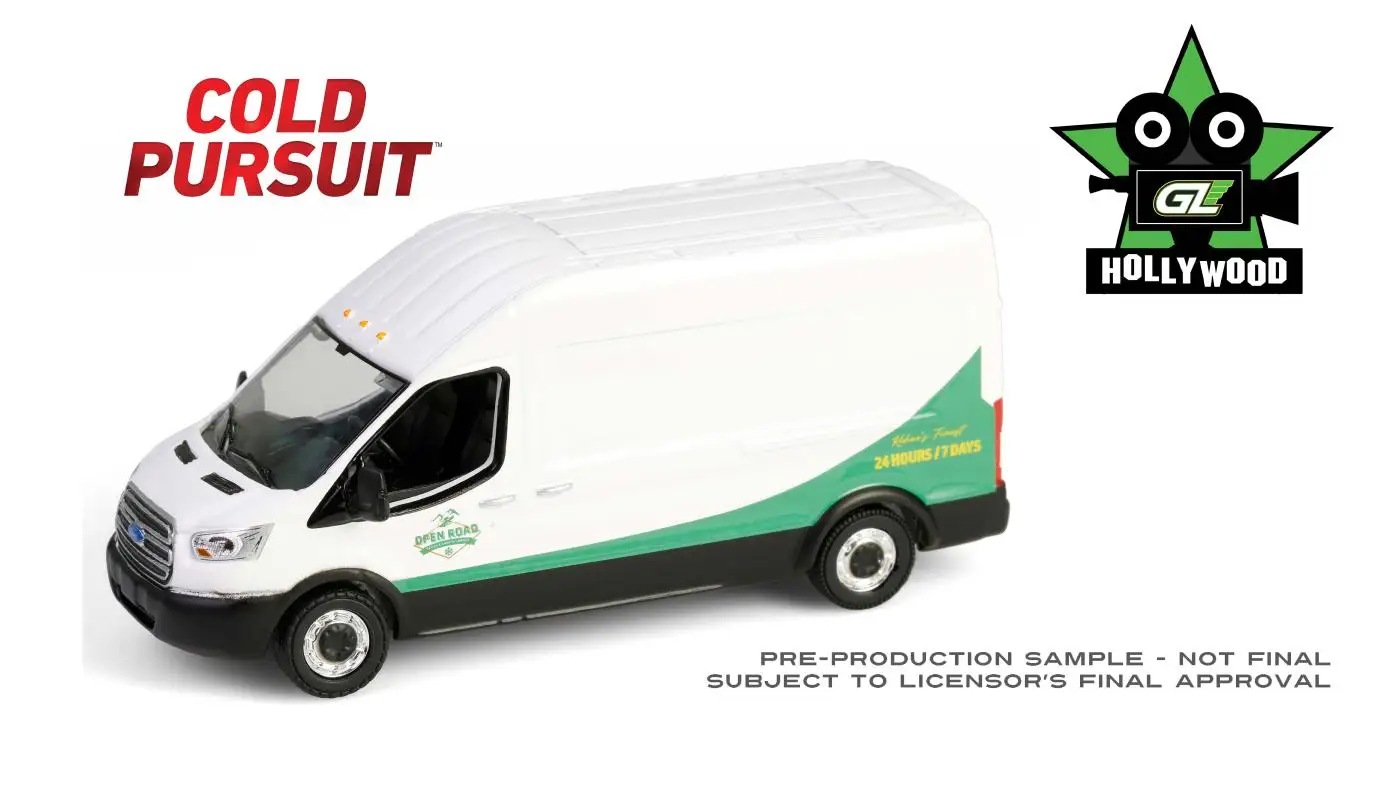 

1:64 Hollywood Series 43- Cold Pursuit -2015 Ford Transit Advanced Collection Ornament Car Models