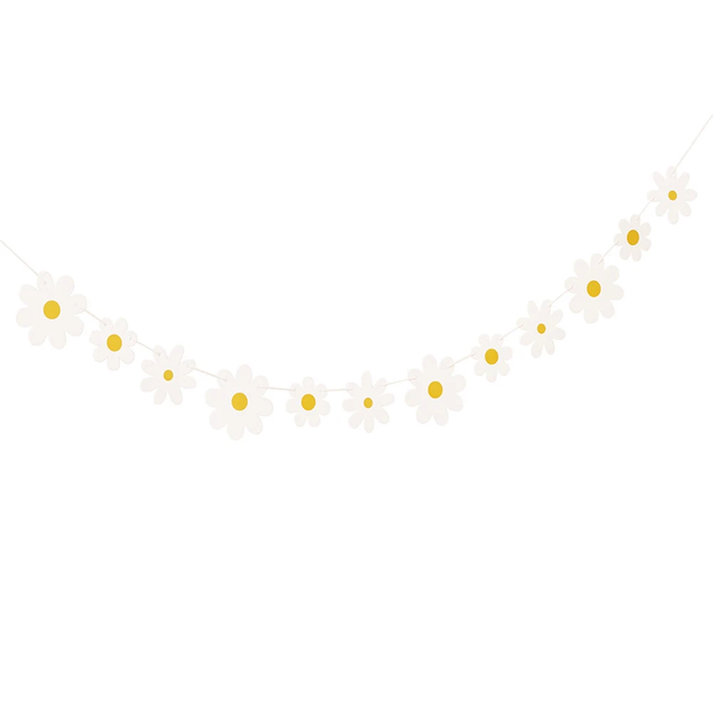 Цветы, флаг хризантемы, украшенный день рождения, драгоценные цветы, Необычные милые маленькие белые маргаритки, принадлежности для флажки