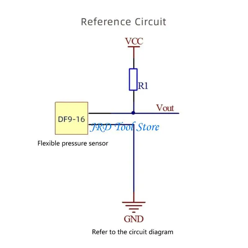 A2UD Film Piezoelektrik Fleksibel Kekuatan Mikro Memicu Transduser Tekanan PVDF