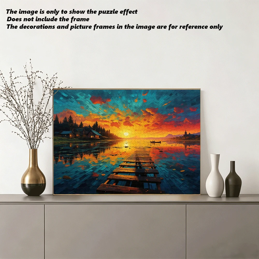 A 500/1000pcs Adult Puzzle Game, High Quality, a Fun Family Game for Stress Relief, Perfect for Birthdays, Christmas, Halloween view 5