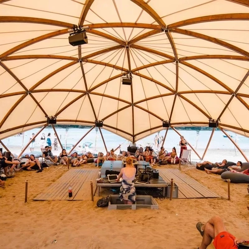 Large Dome Tent Outdoor Bistro Huge Ball Tent Exhibition Restaurant Center Bar Moon Surface