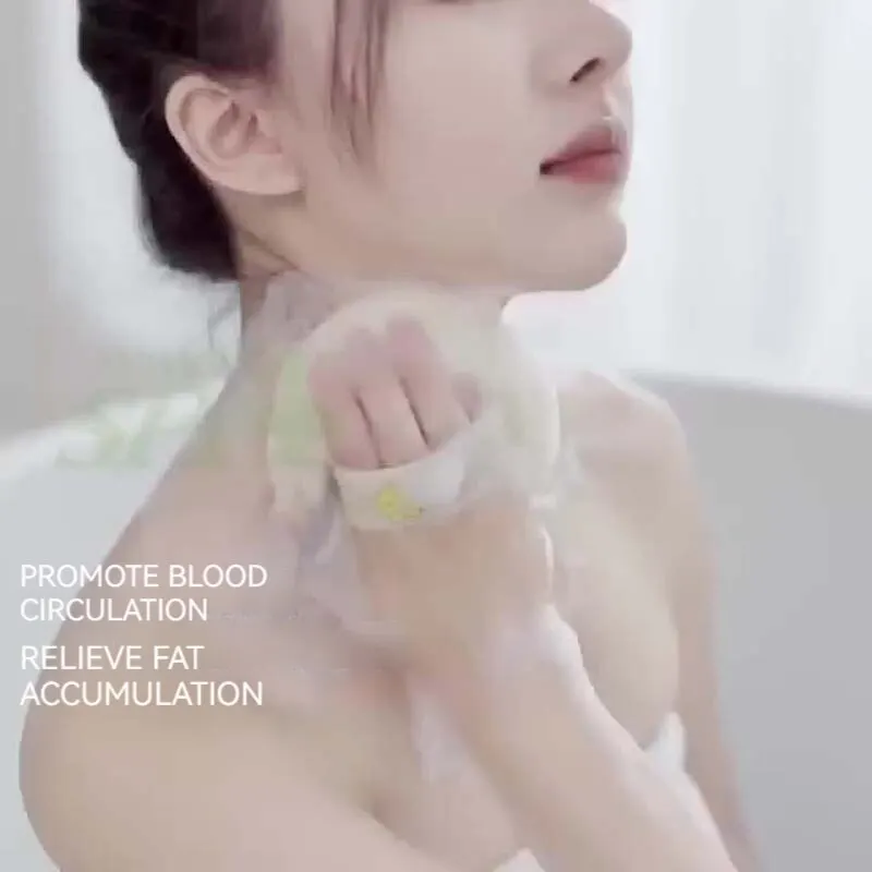 

2 PCS Massage Bath Balls Bath Rubbing PA Bath Brush Mud Scrubbing Back Rub Bath Towel Soft Comfort Female Cute