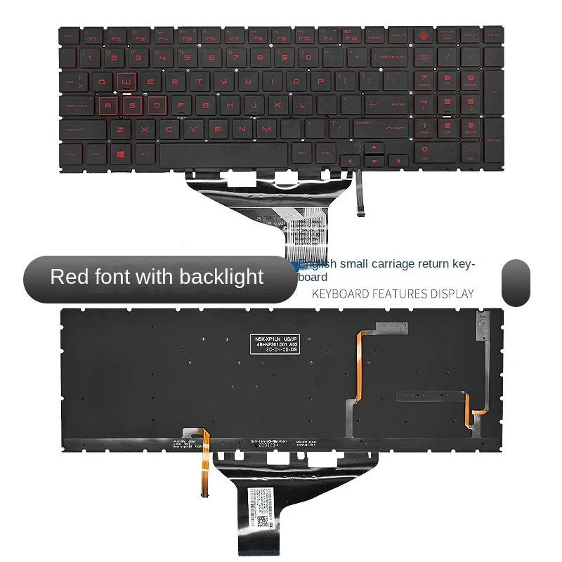 Suitable for replacing HP 15-dc Shadow Elf 4 5th generation DC005tx 4TX DH TPN-Q211 C143 keyboard