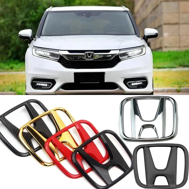 ABS Car Front Grille Sticker Trunk Emblem Replaced Badge for Honda CR-V STEPWGN Civic Accord City XR-V Envix ODYSSEY VEZEL Fit