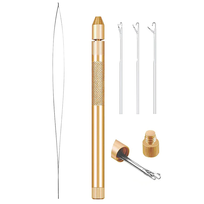 Hair Extension Tools Kit, Knitting Hook Needles