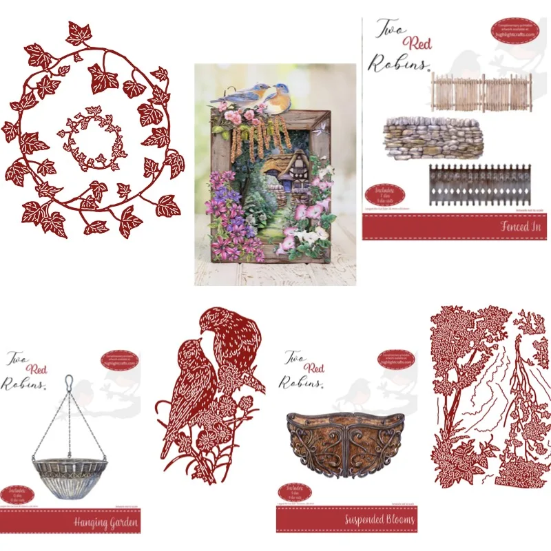 Ivy Wreath Beautiful Butterflies Chirpy & Cheep New 2026 Metal Cut Dies Scrap Booking to Make Paper Engraving Frames Card craft