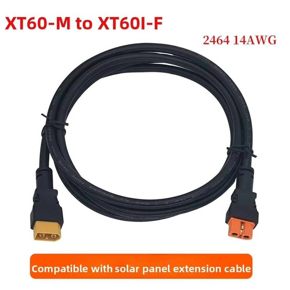 1pc FOR XT60-M To For XT60I-F Power Extension Cable For Solar Panel Power Connector Fast Power Transmission Extension Cable