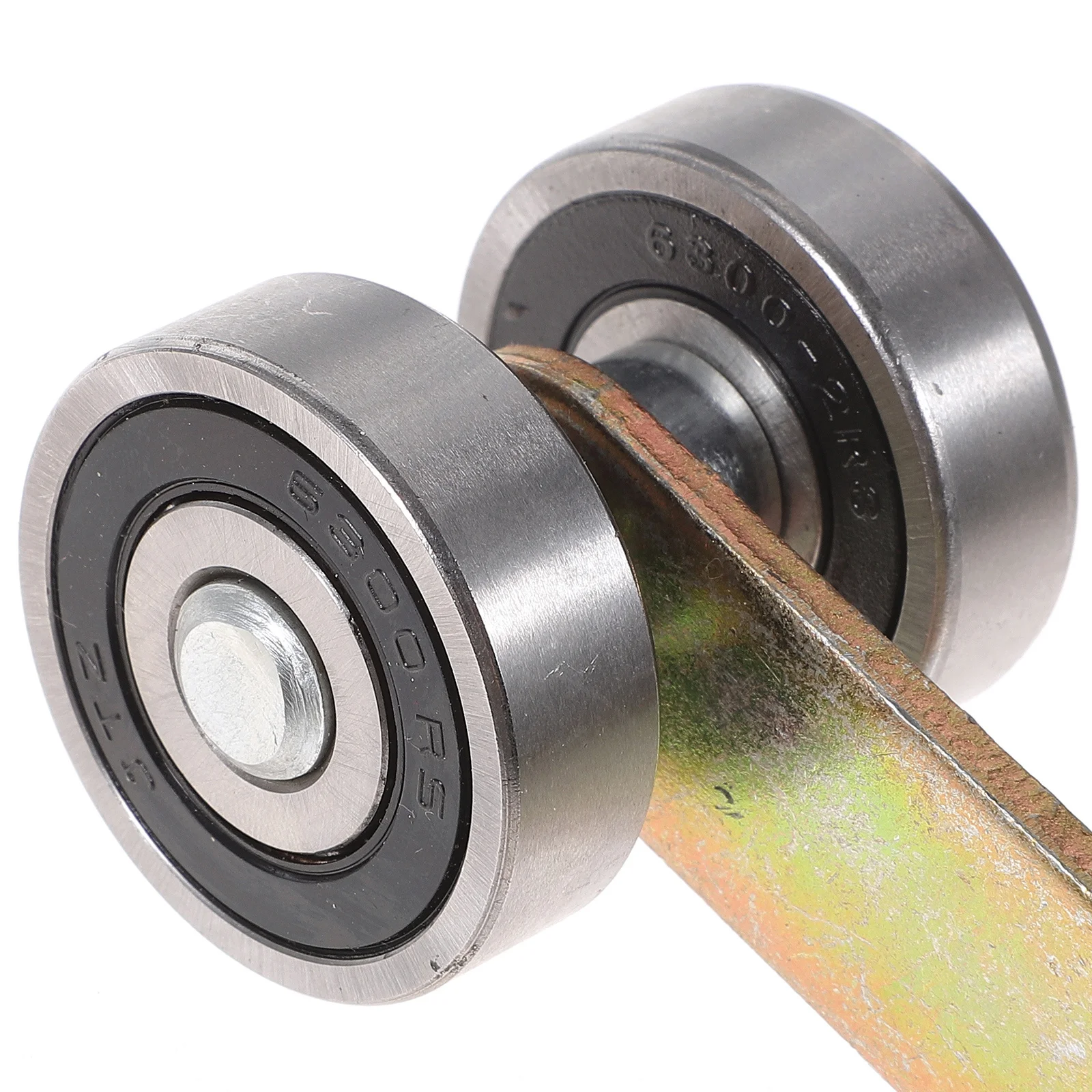 

4pcs 2 Wheel Trolley Assembly Heavy Duty Sliding Door Roller Galvanized Iron Replacement For Kitchen Garage Strut Channel