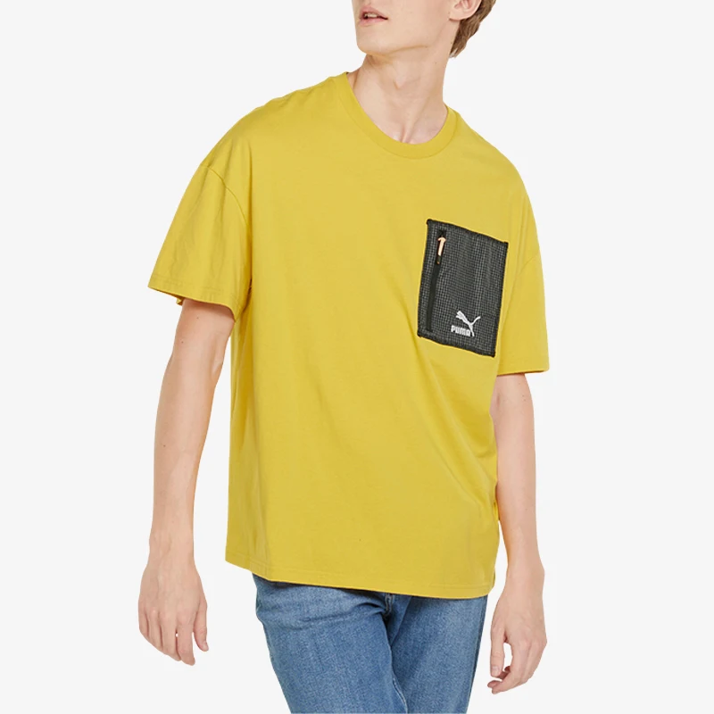 

Puma genuine summer new men's round neck breathable casual running short sleeved shirt 535418-31