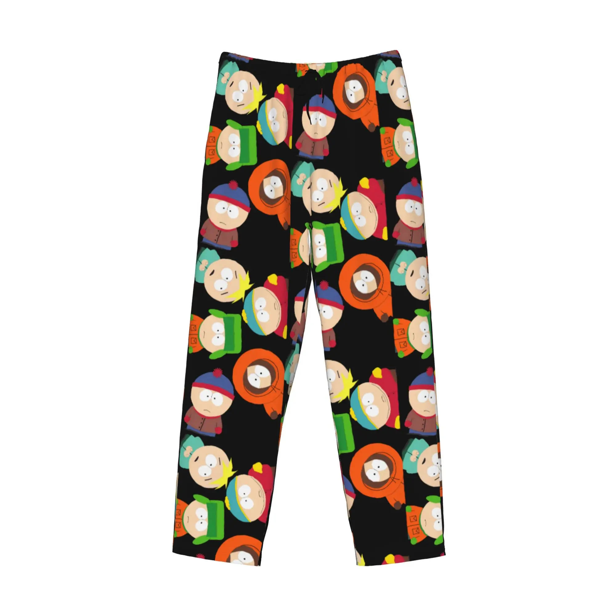 Custom E-Ericed Anime Pajama Pants Men Kennyed Kyled Staned Sleepwear Lounge Sleep Bottoms Stretch with Pockets view 3