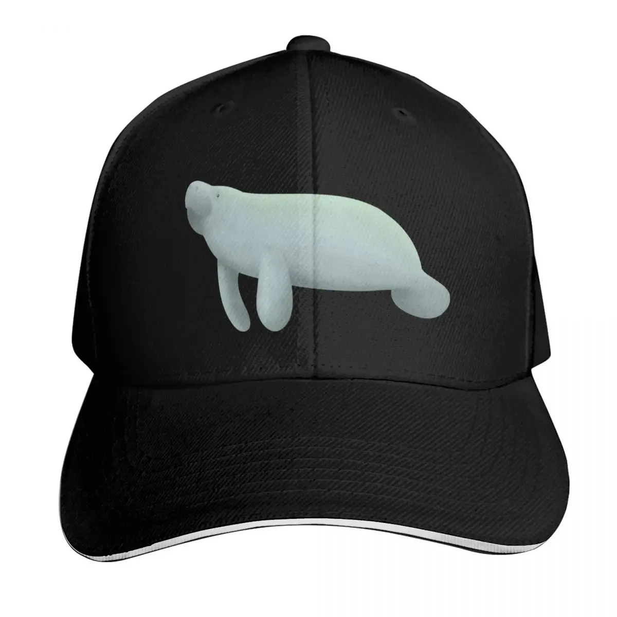 manatees (blue) Baseball Cap Low Profile Unstructured Unisex for Men Women Outdoor Golf Running Hiking