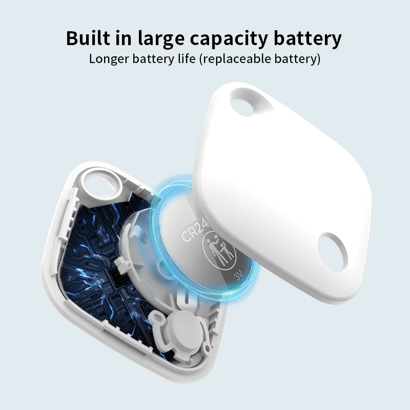 GPS Bluetooth Tracker For Android Phones key Finder Pet Locator Item Anti-loss Smart Tag Work With Google Find My Device App