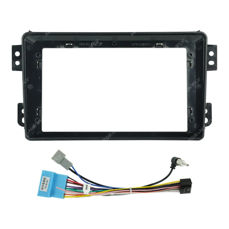Android Car Radio MP5 Fascias Frame For OPEL Agila SUZUKI Splash Ritz Stereo Panel Dash Installation Refitting Trim Canbus Cable