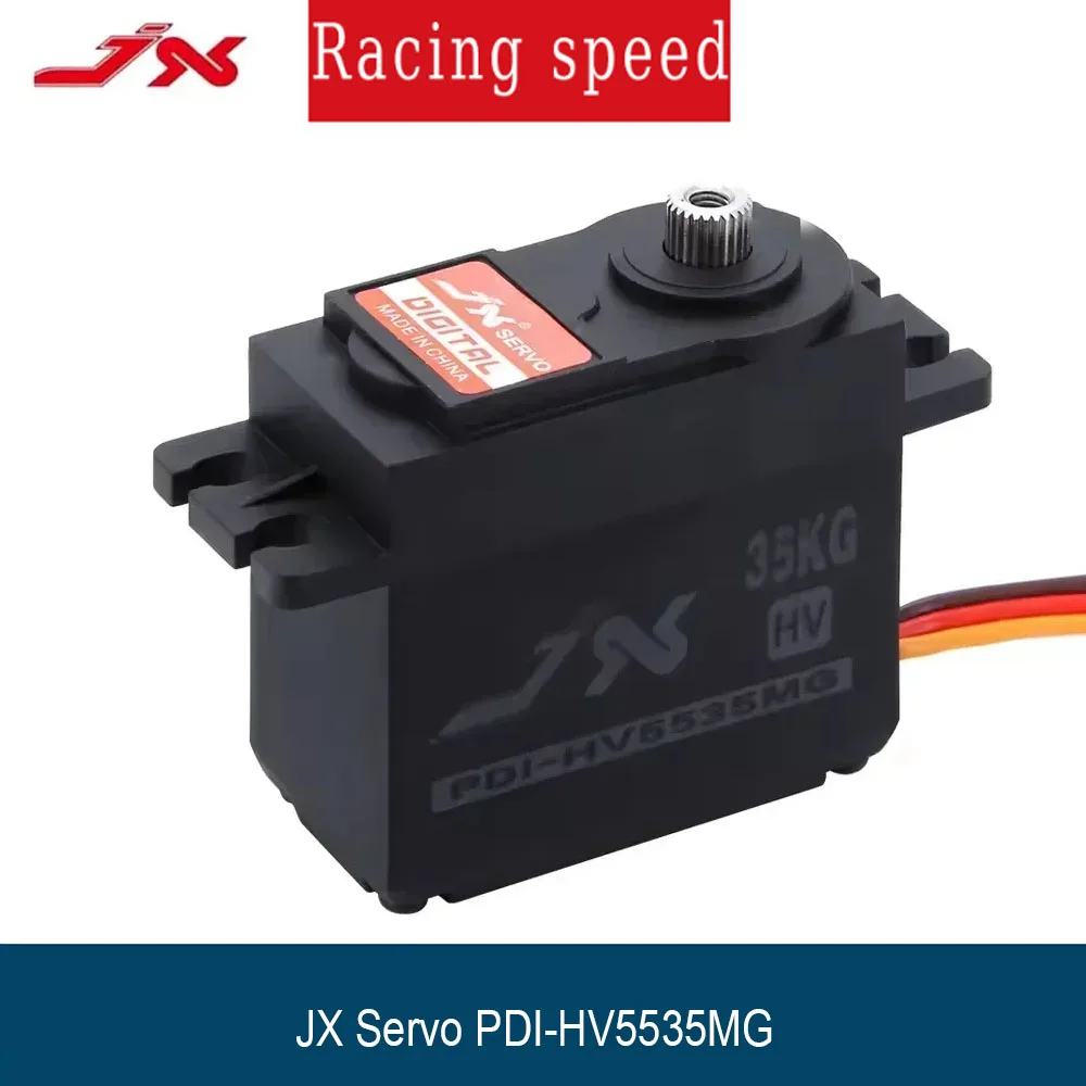 JX PDI-HV5535MG 35 kg wasserdichtes digitales Servo – Metallgetriebe mit hohem Drehmoment für RC-Autos, Boote, Robotik und industrielle Anwendungen