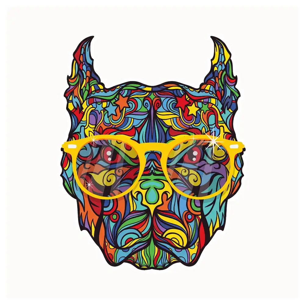 Graffiti Pitbull Sticker Waterproof Helmet Flask Cup Laptop Car Vehicle Window Bumper Decal