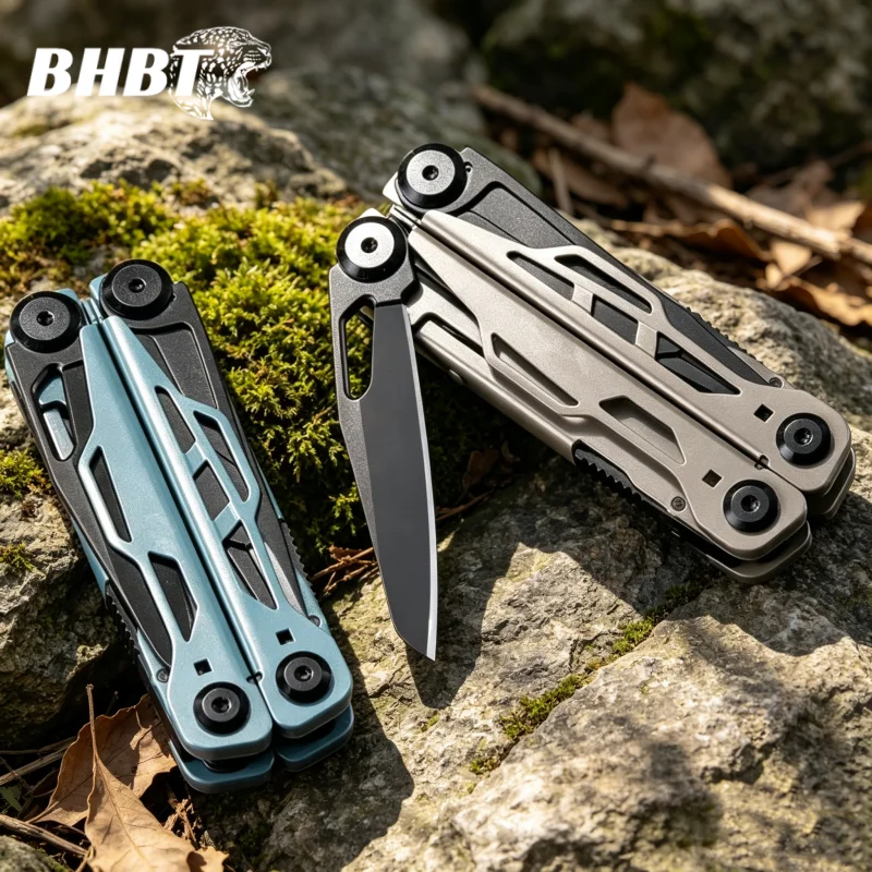 BHBT 25 in 1 Multi-tool Pliers EDC Multi Tool Pocket Knife Portable Outdoor Camping Survival Tool with Bits 7 Colors