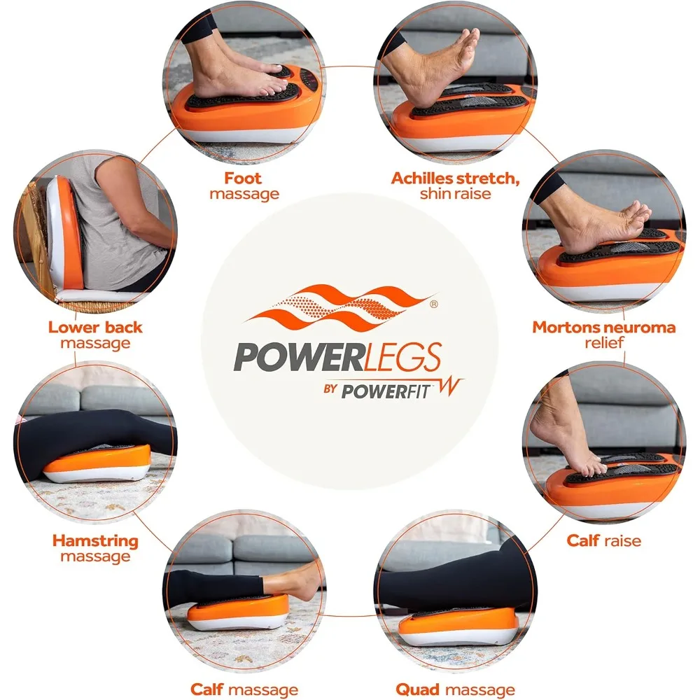 Electric Foot Massager Machine with Remote Control, Adjustable Speed, Vibration - Calf Massager - Feet Massager