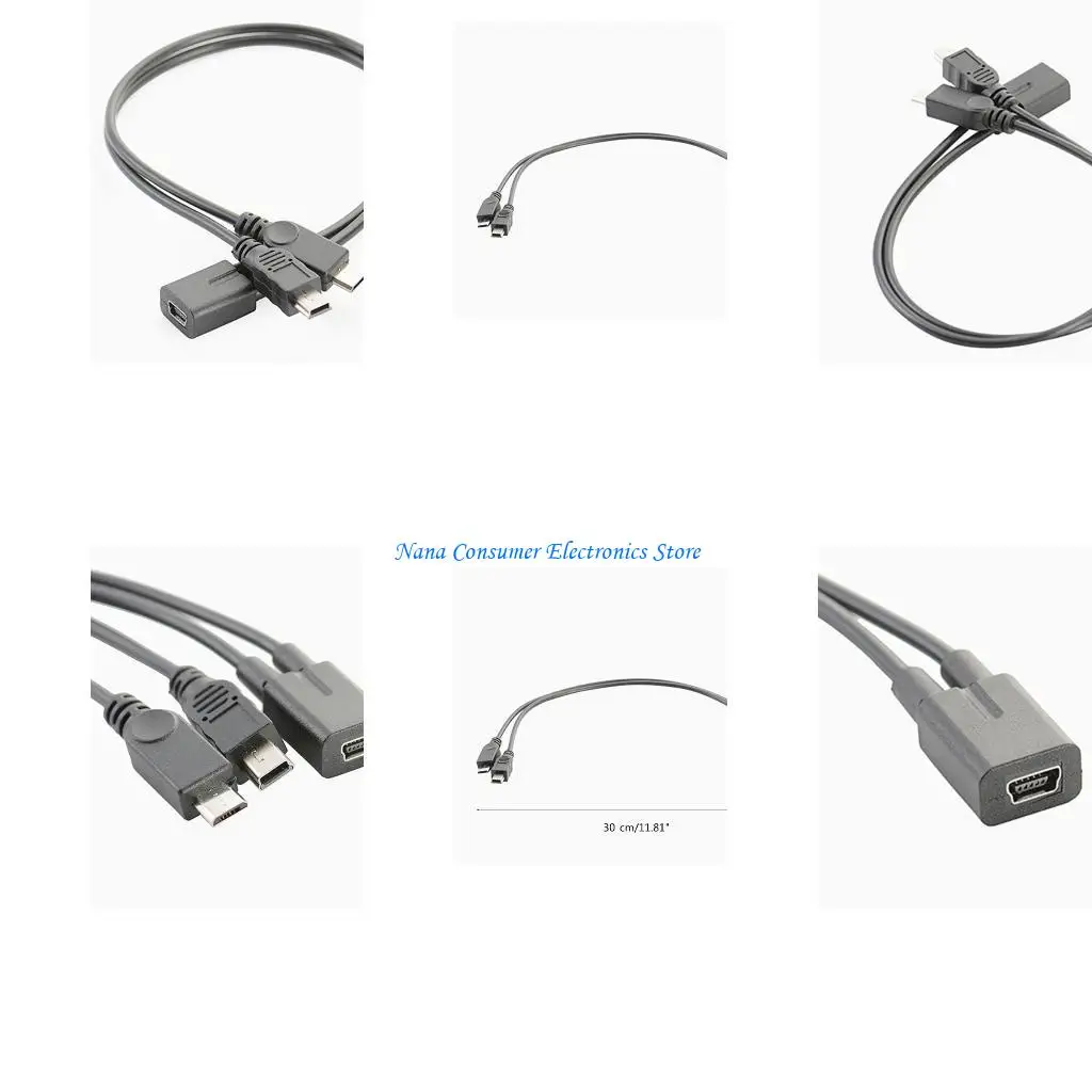 G7NE Mini USB Splitter Extender Cable y Accesorios cable carga extensión división